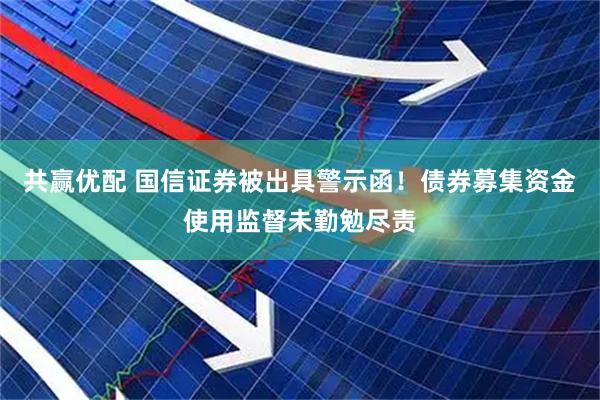 共赢优配 国信证券被出具警示函！债券募集资金使用监督未勤勉尽责